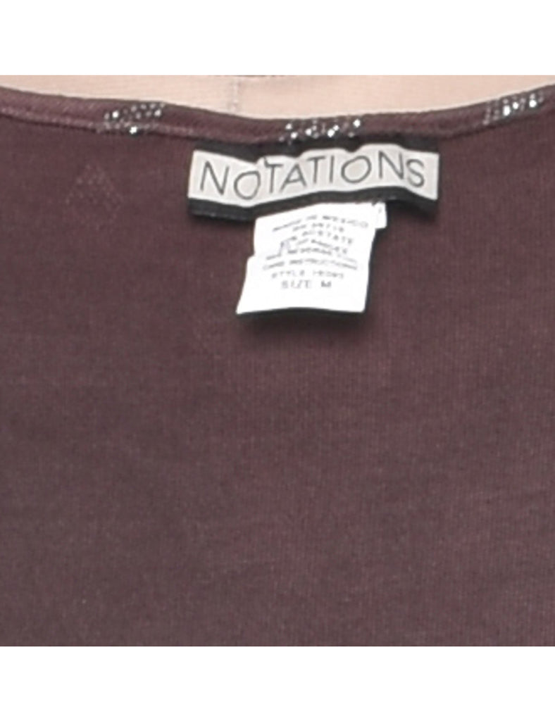 Notations Party Top - M