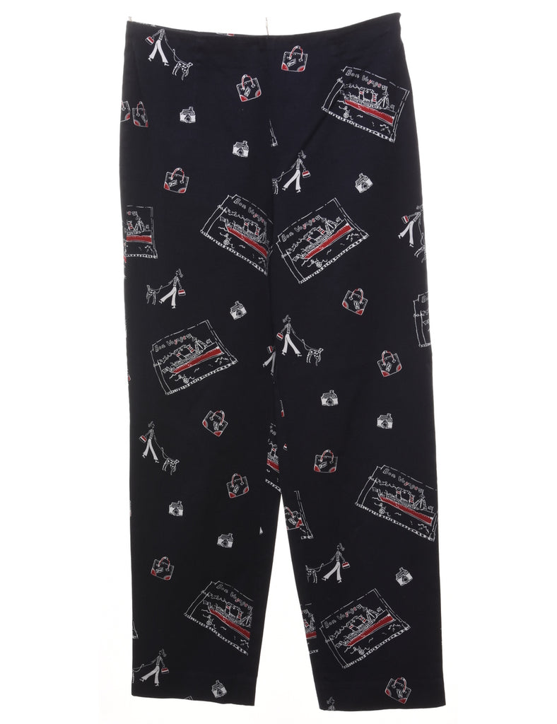 Novelty Print Trousers - W30 L29