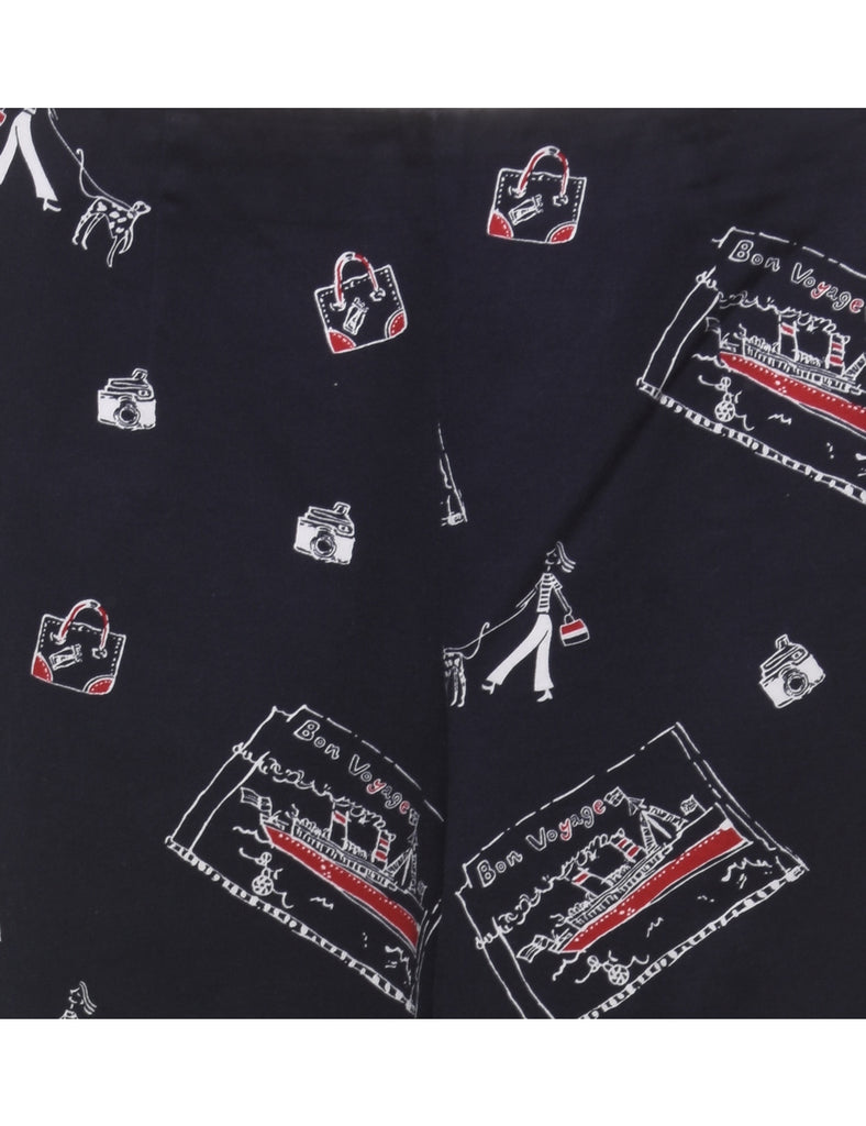 Novelty Print Trousers - W30 L29