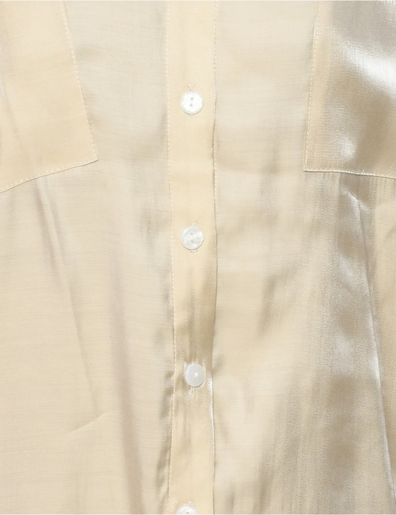 Off White Evening Blouse - M