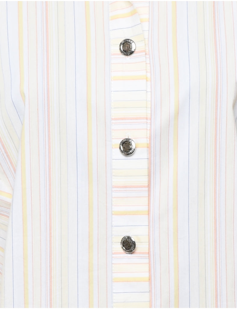 Off White Striped Shirt - M