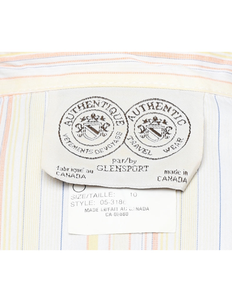 Off White Striped Shirt - M