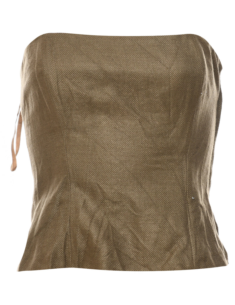 Olive Green Corset - S