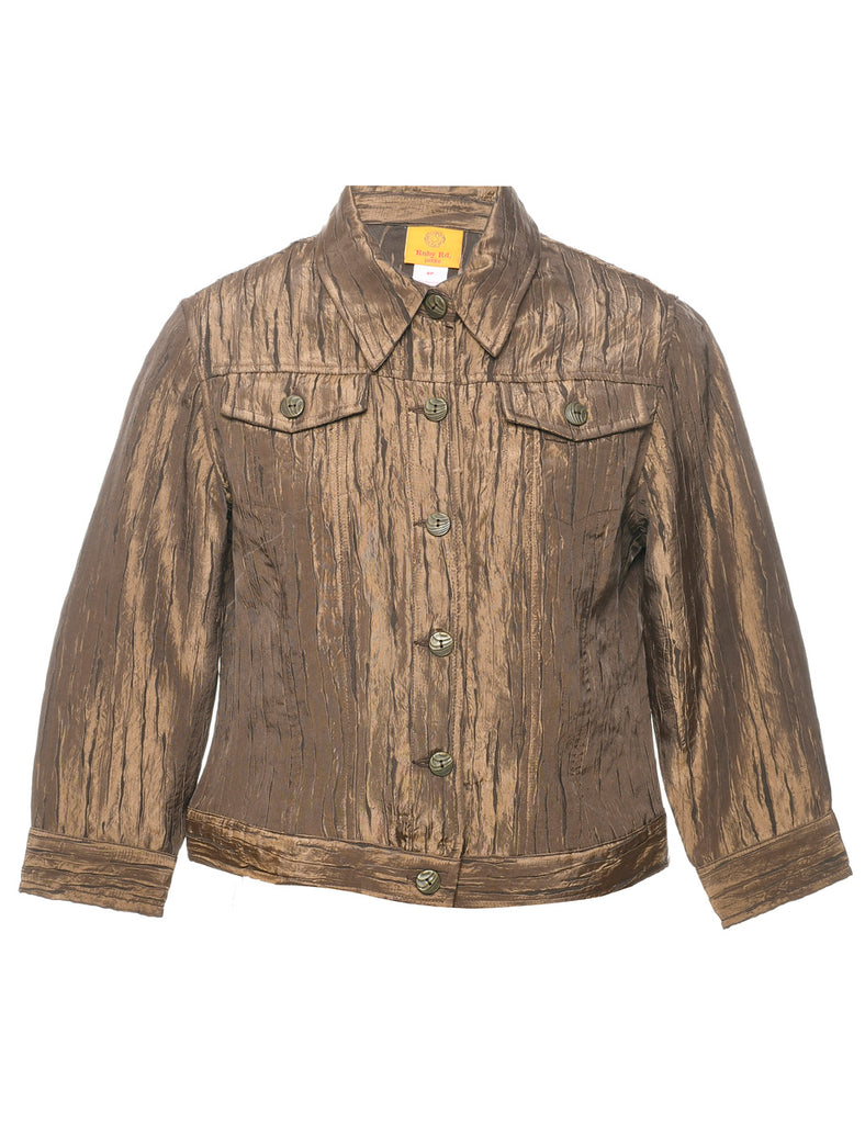 Olive Green Evening Jacket - M