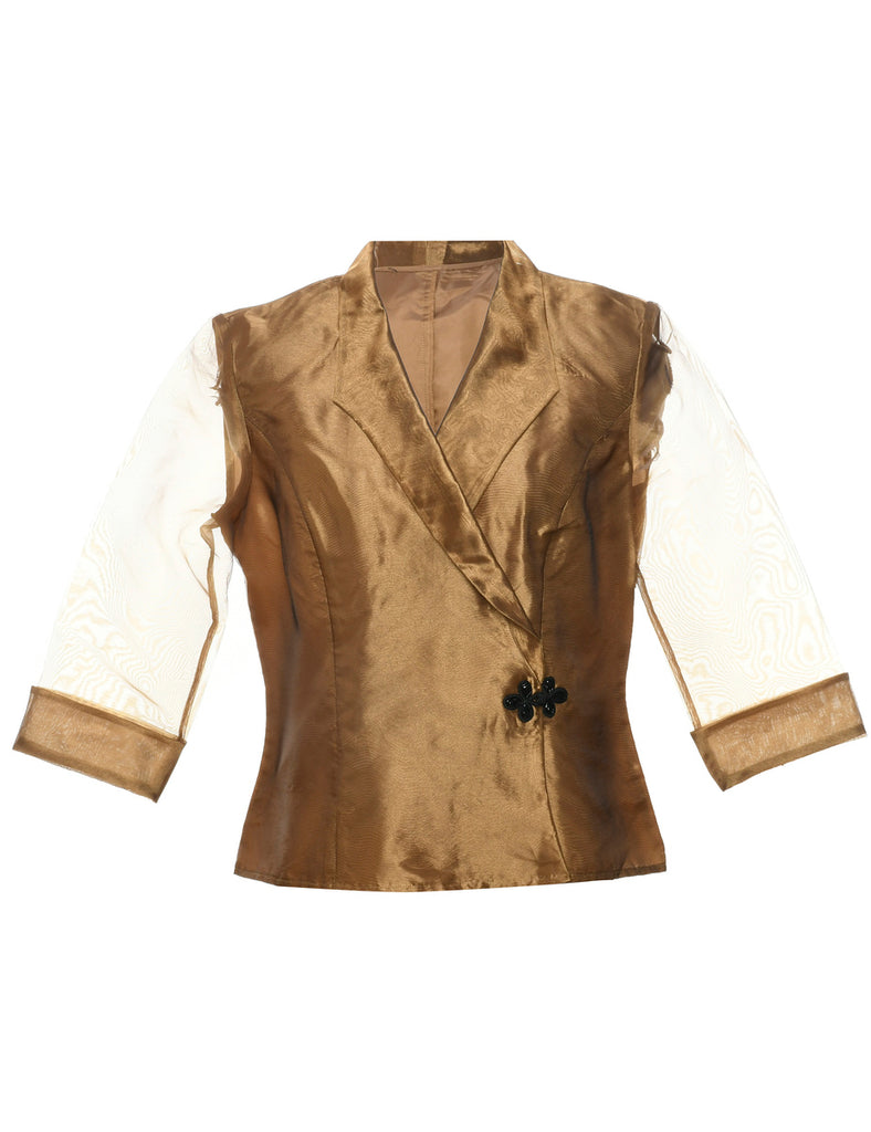 Olive Green Evening Jacket - L