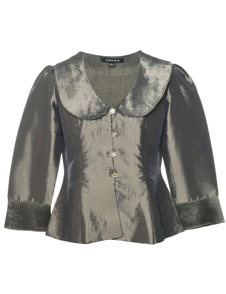 Olive Green Evening Jacket - M