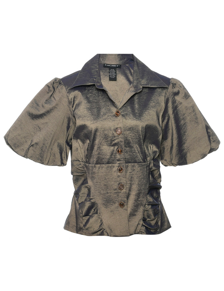 Olive Green Evening Jacket - M