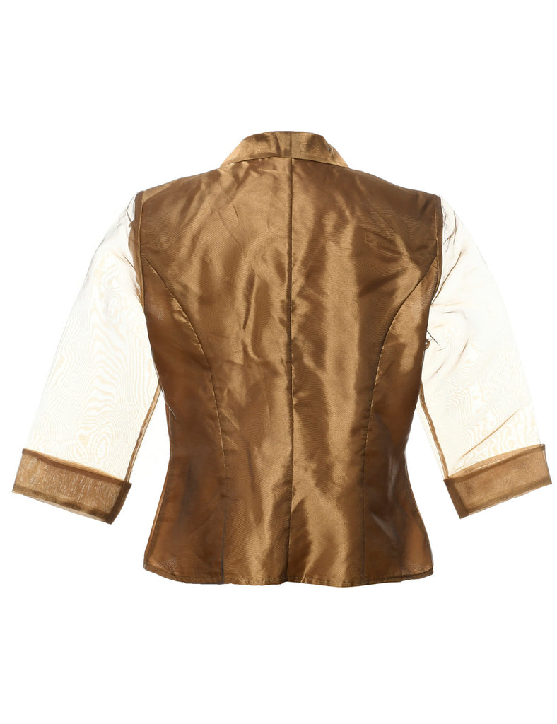 Olive Green Evening Jacket - L