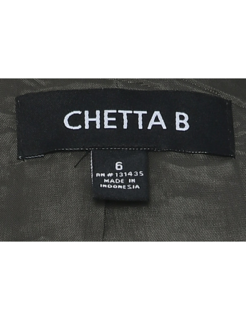 Olive Green Evening Jacket - M