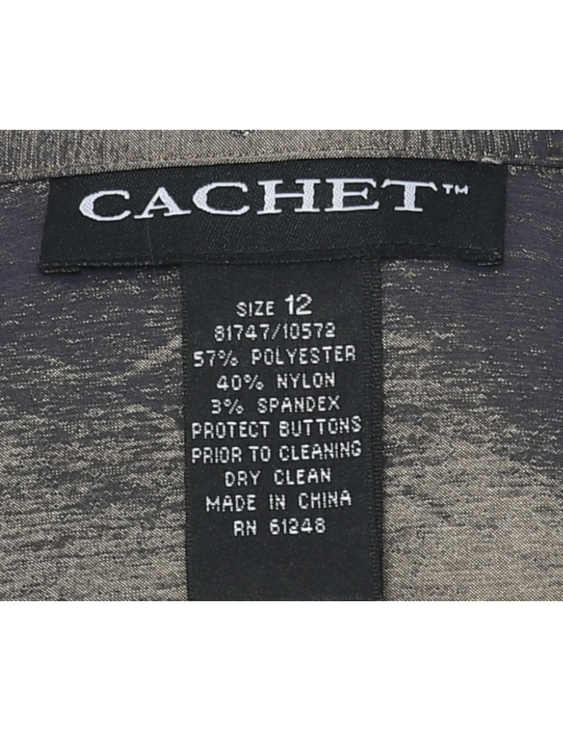 Olive Green Evening Jacket - M