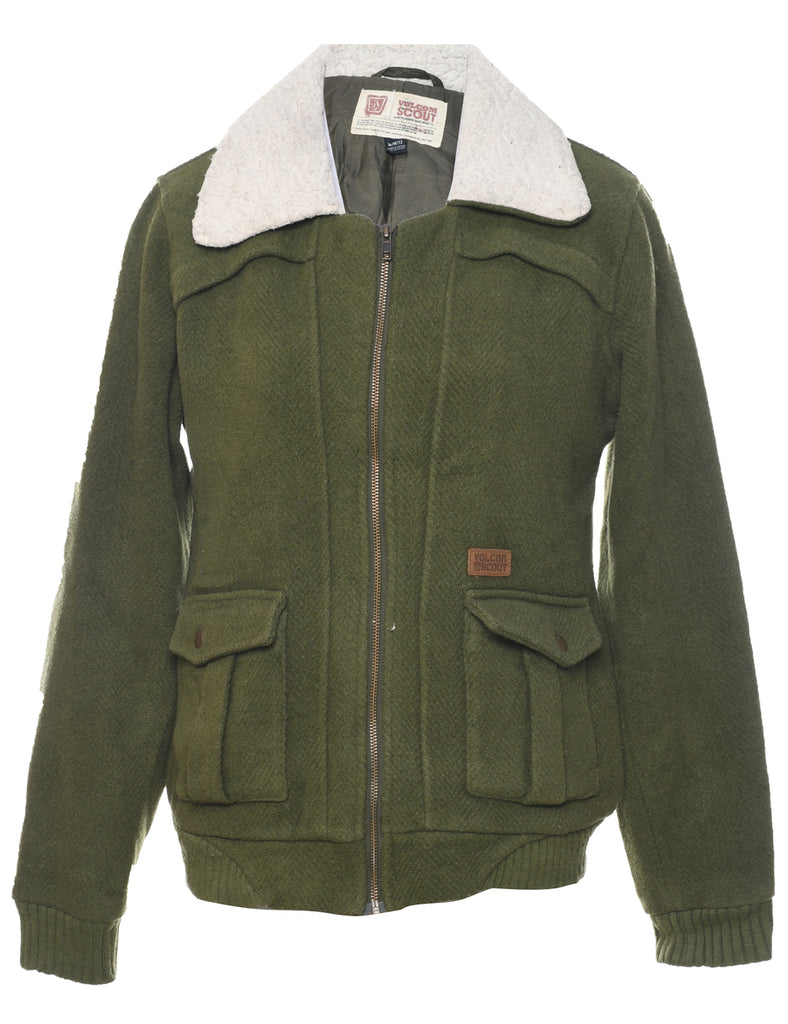 Olive Green Jacket - M
