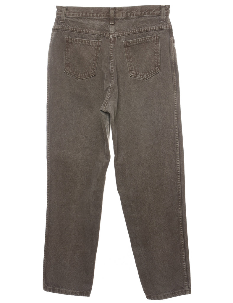 Olive Green Tapered Jeans - W30 L28