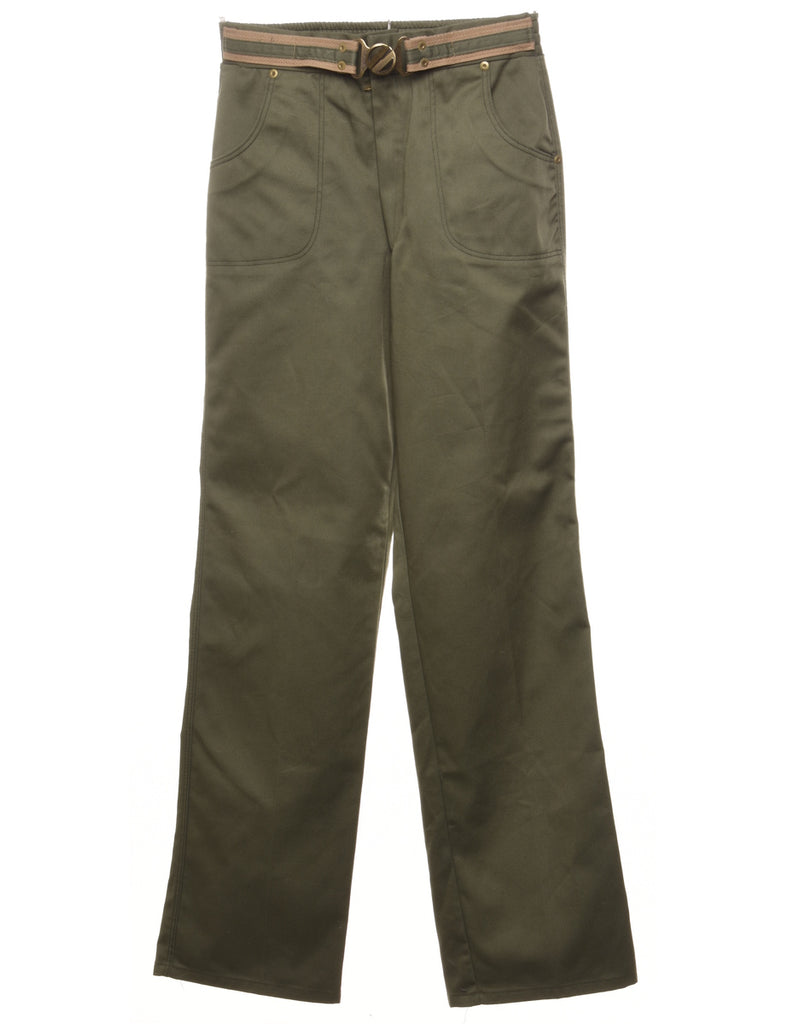 Olive Green Trousers - W28 L35
