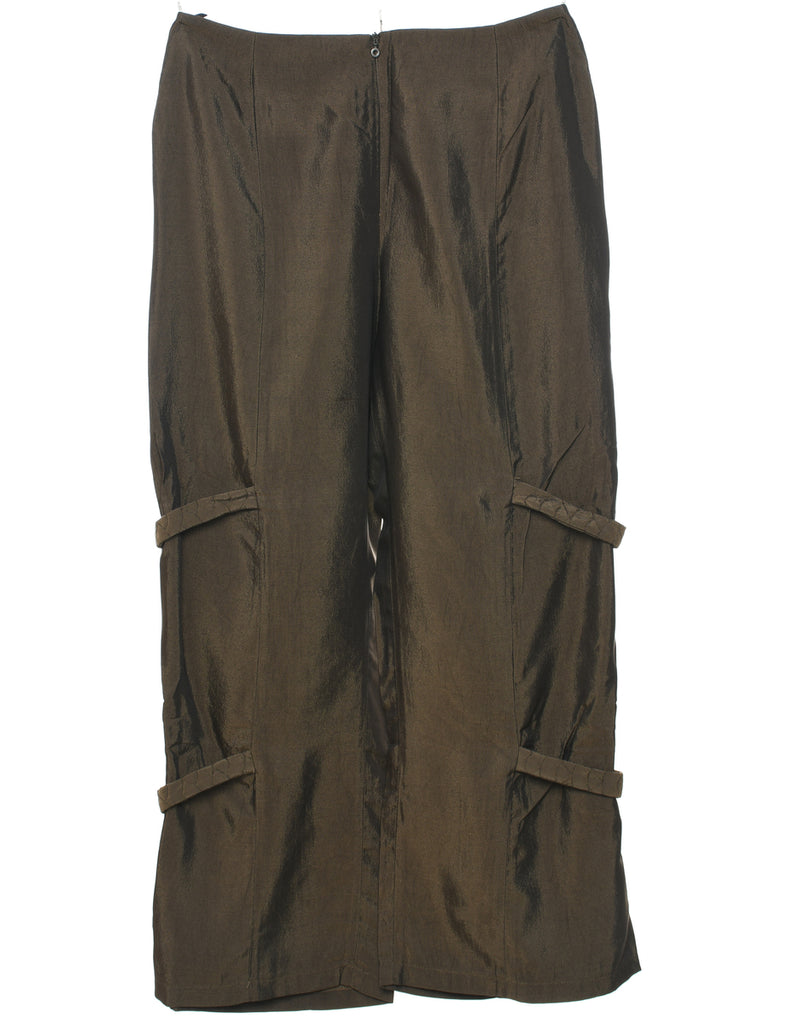 Olive Green Trousers - W33 L28