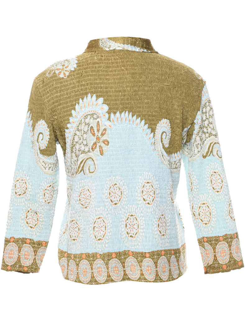 Paisley Evening Blouse - M