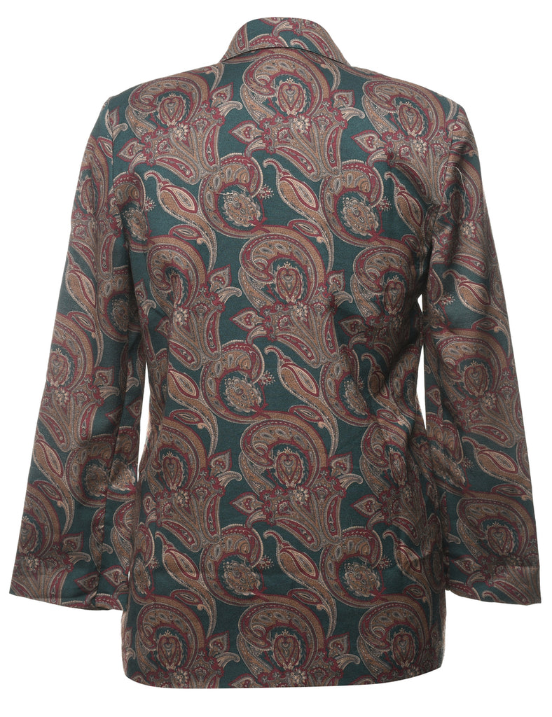 Paisley Pattern Blazer - M