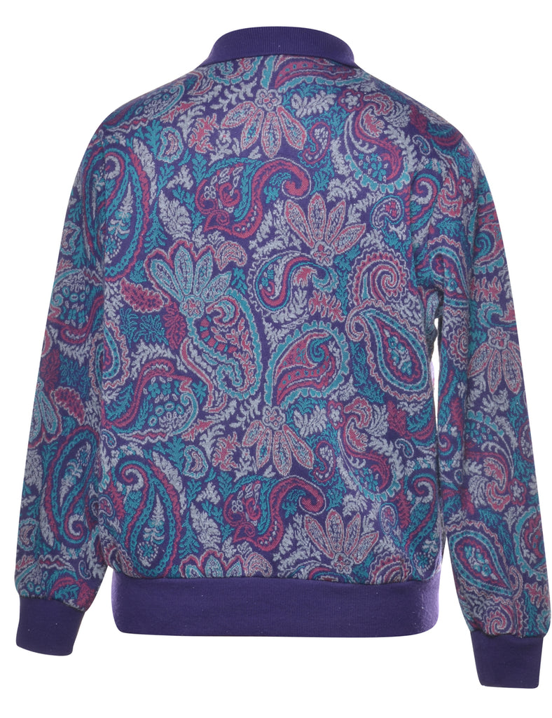 Paisley Pattern Jumper - M