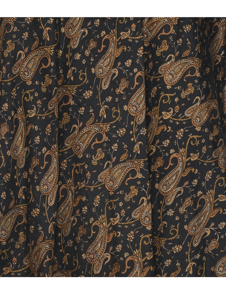 Paisley Pattern Shift Dress - XXL