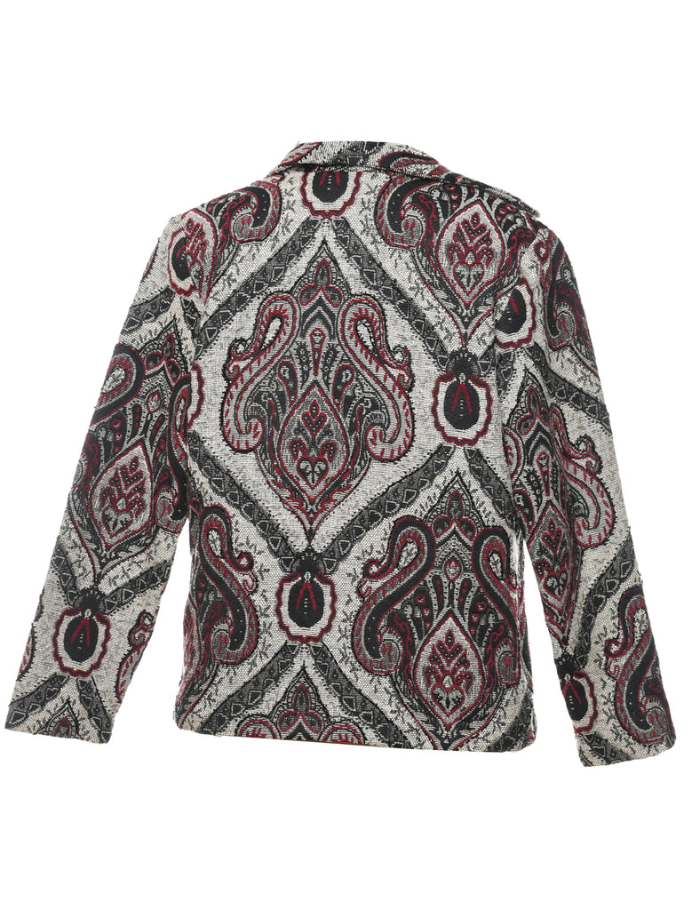 Paisley Pattern Tapestry Jacket - S