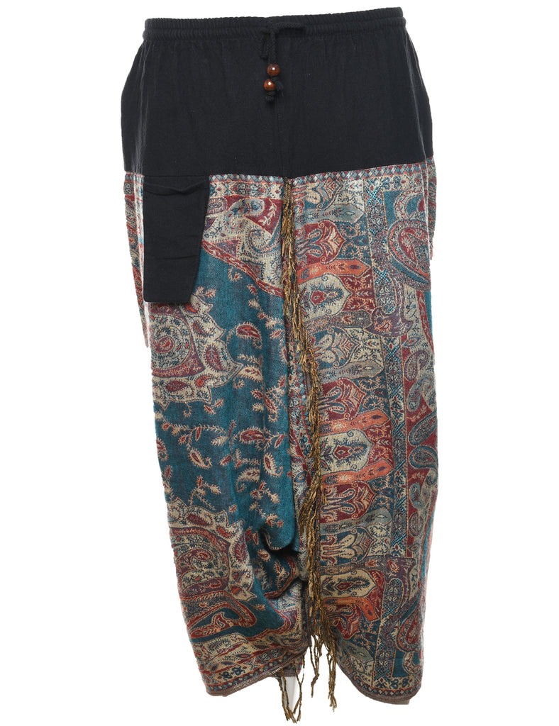 Paisley Pattern Tapestry Trousers - W23 L22