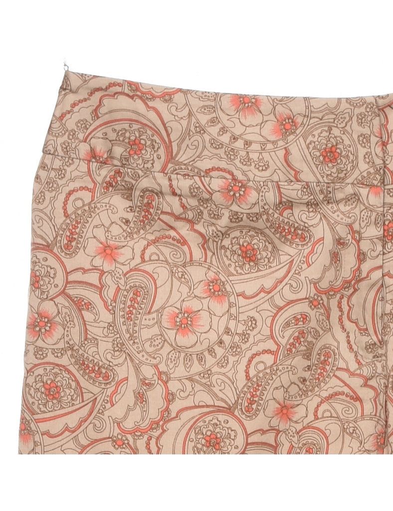 Paisley Pattern Trousers - W35 L26