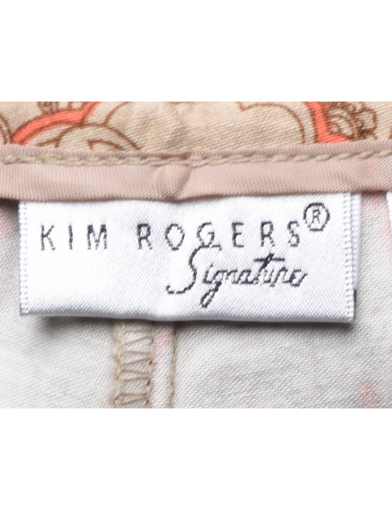 Paisley Pattern Trousers - W35 L26