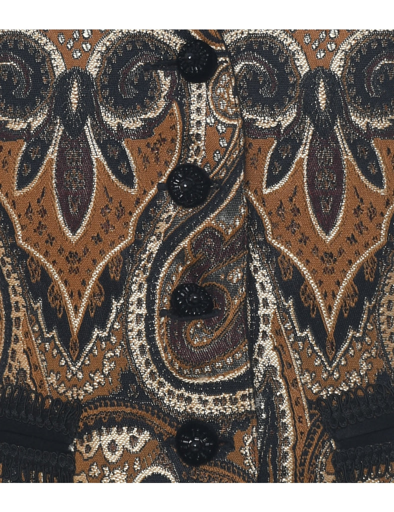 Paisley Pattern Waistcoat - S