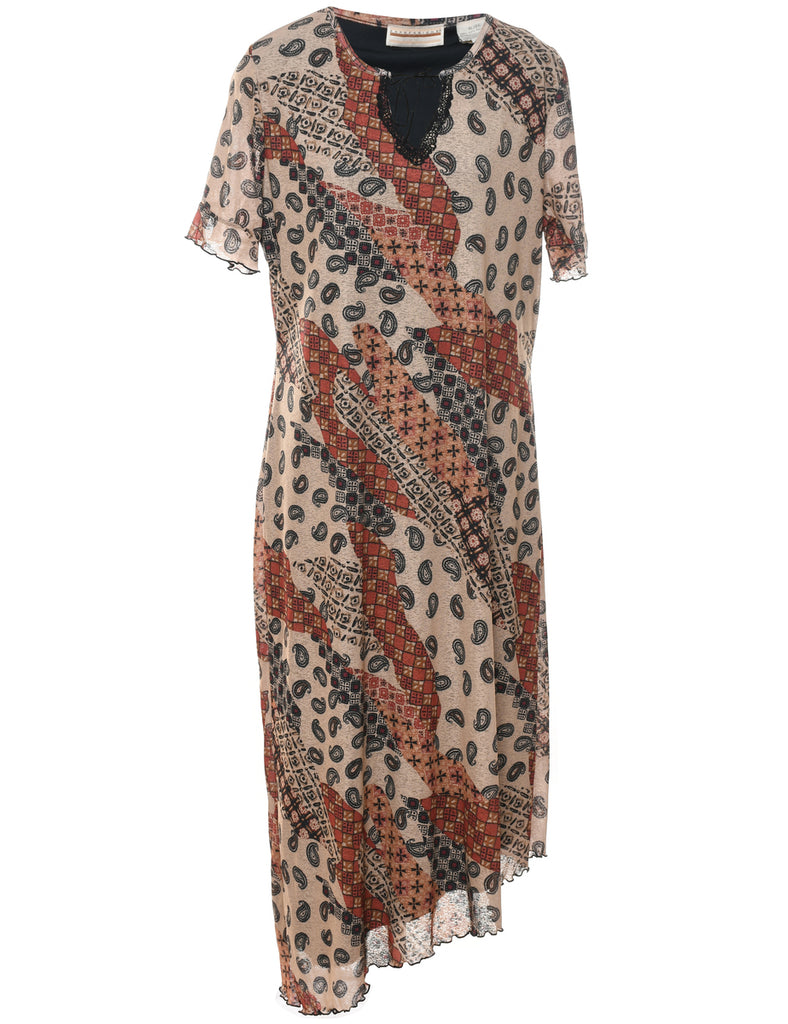 Paisley Print Dress - XL