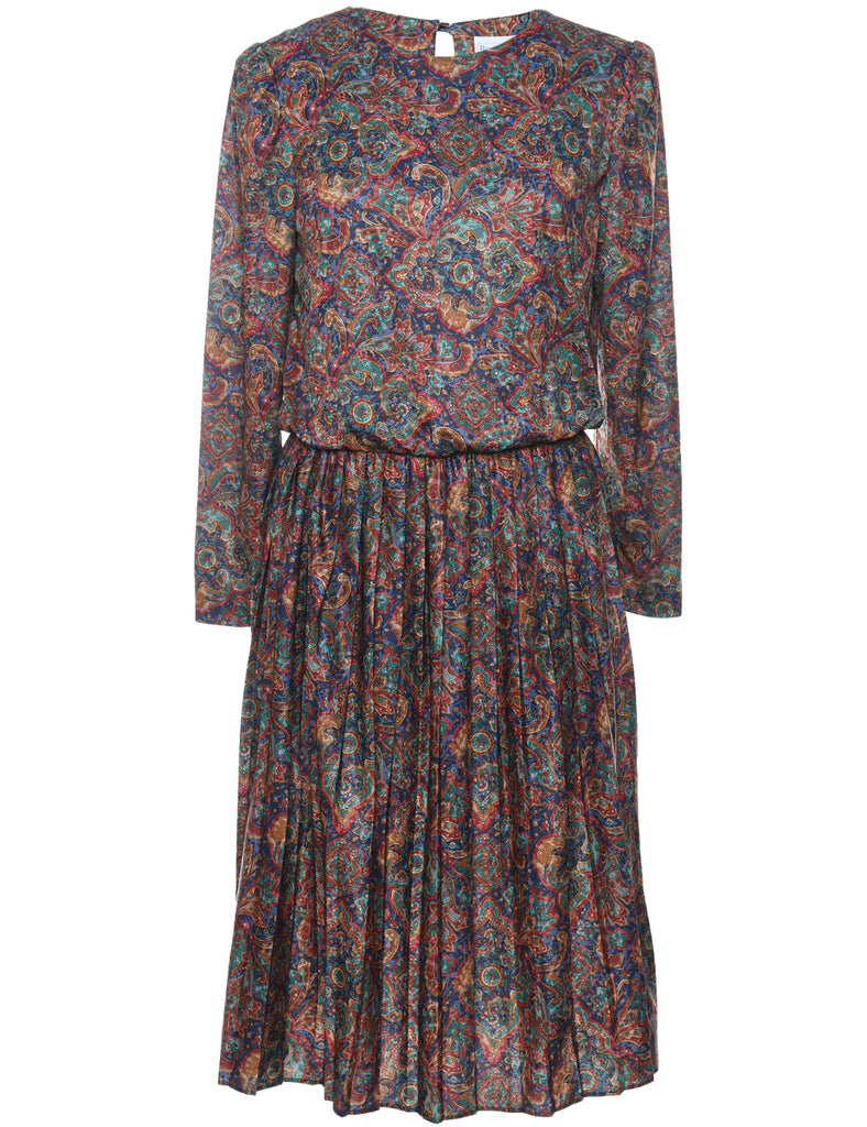 Paisley Print Dress - XL