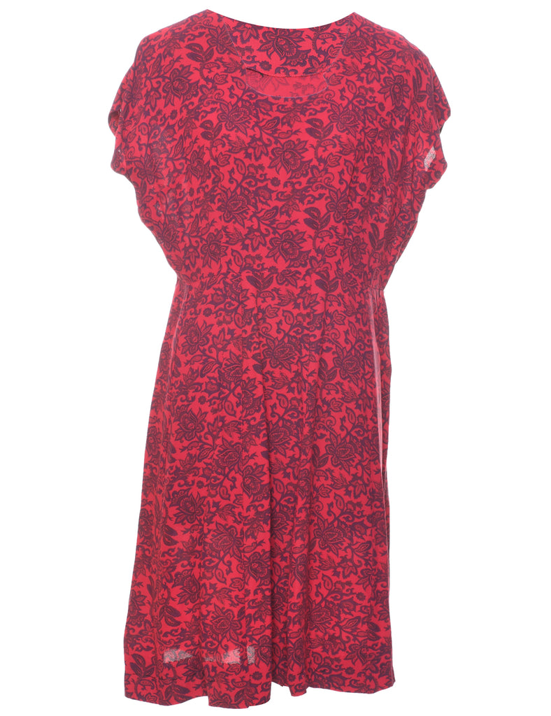 Paisley Print Dress - L