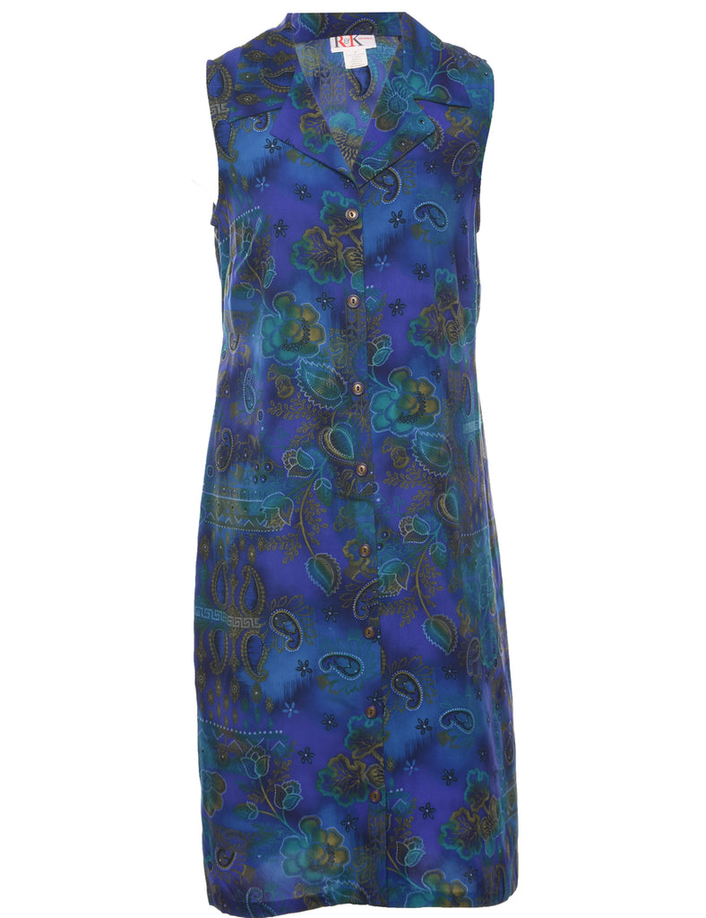 Paisley Print Dress - M