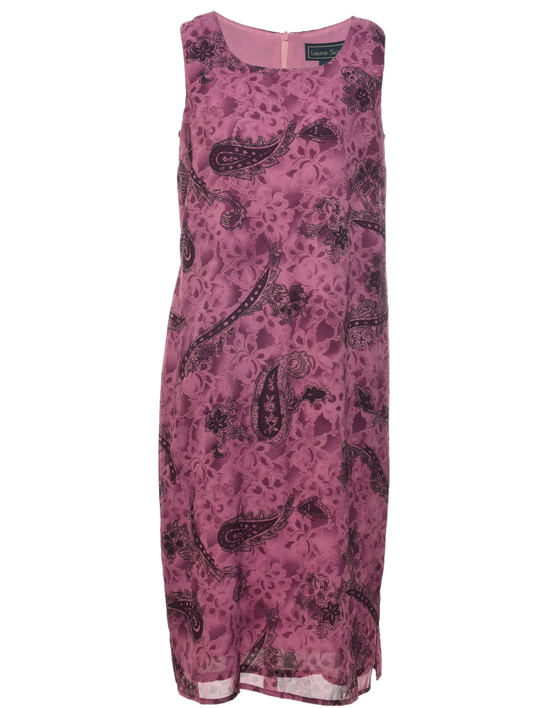 Paisley Print Dress - M