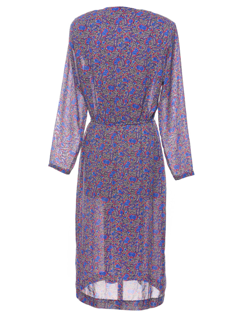 Paisley Print Dress - M