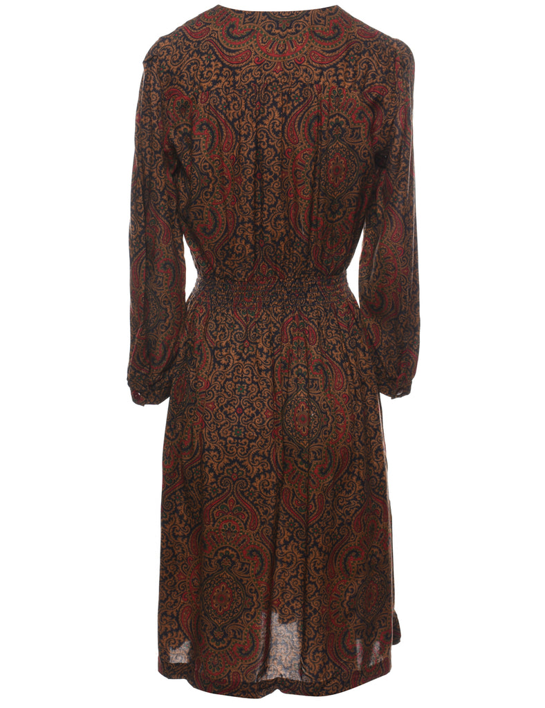 Paisley Print Dress - M