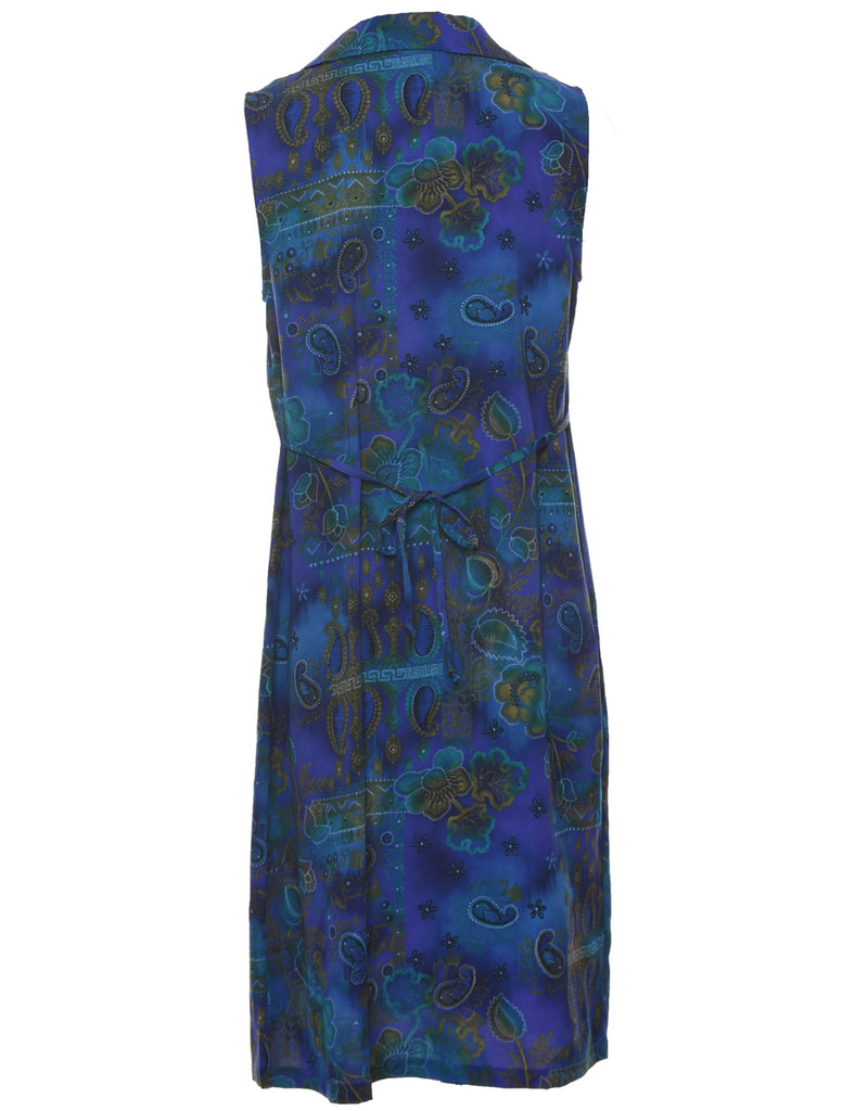 Paisley Print Dress - M