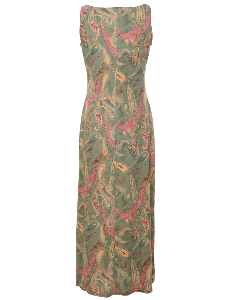 Paisley Print Dress - M