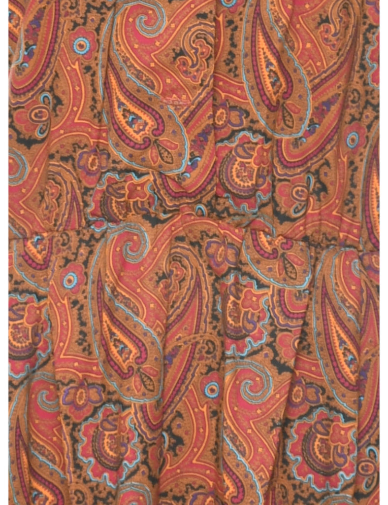 Paisley Print Dress - M