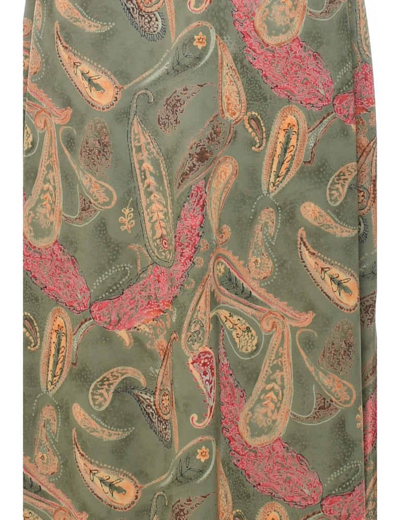 Paisley Print Dress - M