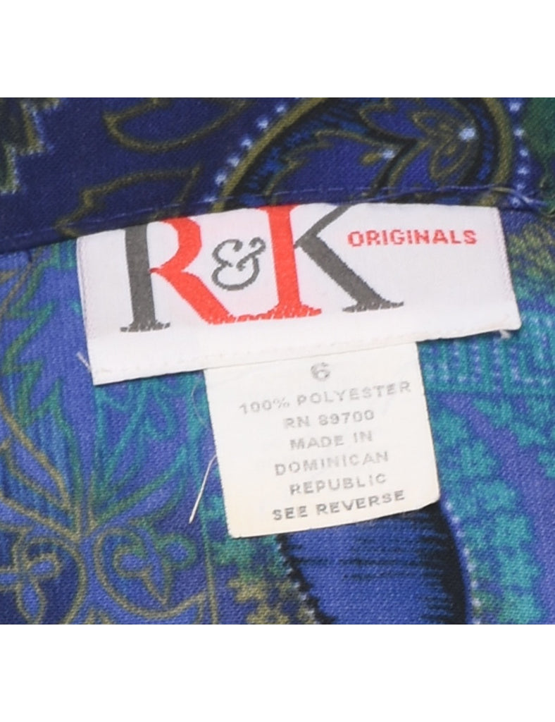 Paisley Print Dress - M