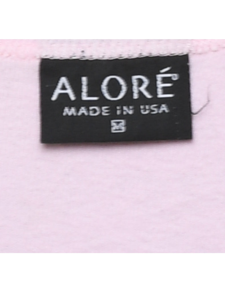 Pale Pink Bike Fest Printed Strappy Vest - M