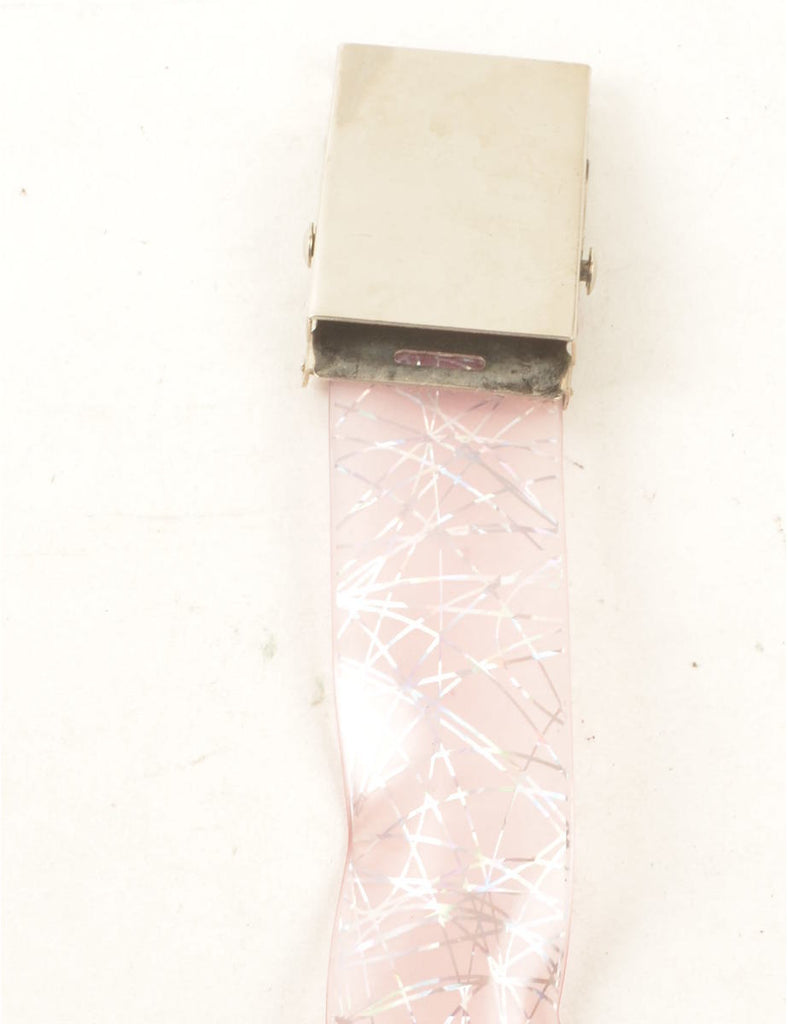 Pale Pink Sparkly Fashion Belt - L