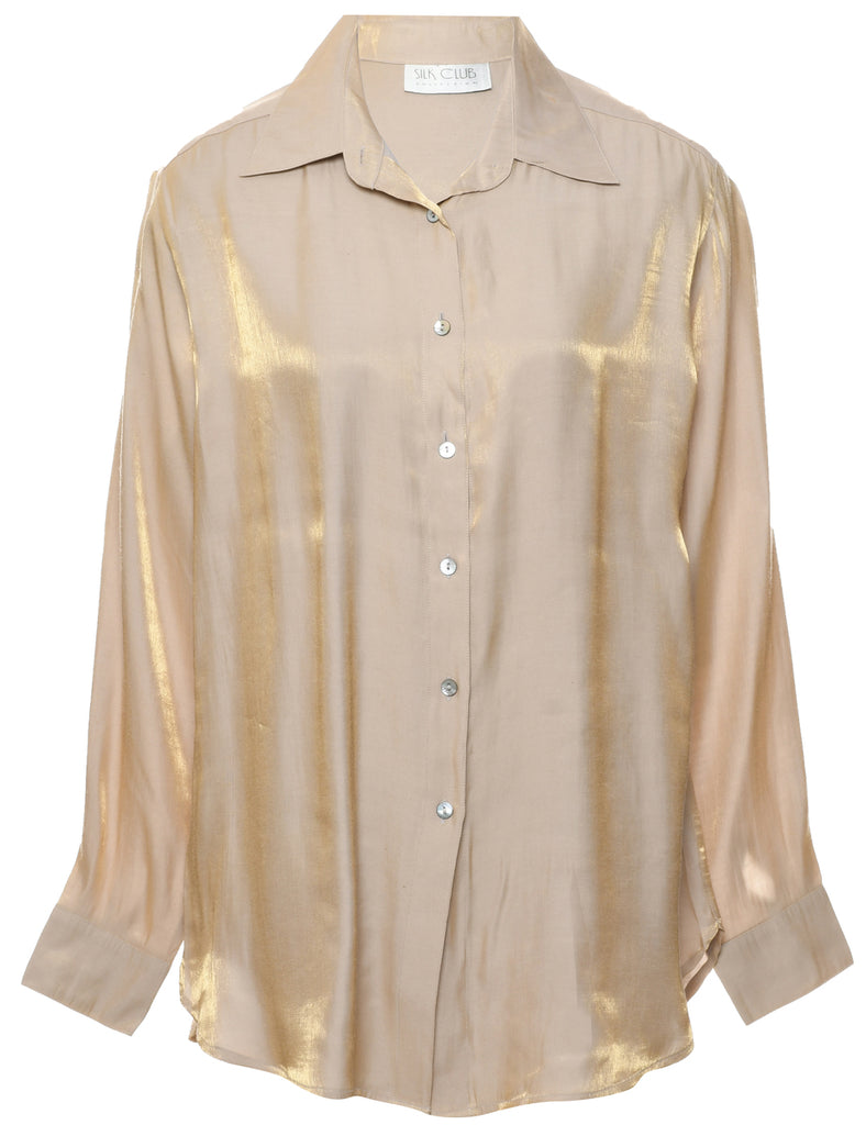 Pale Yellow Evening Shirt - M