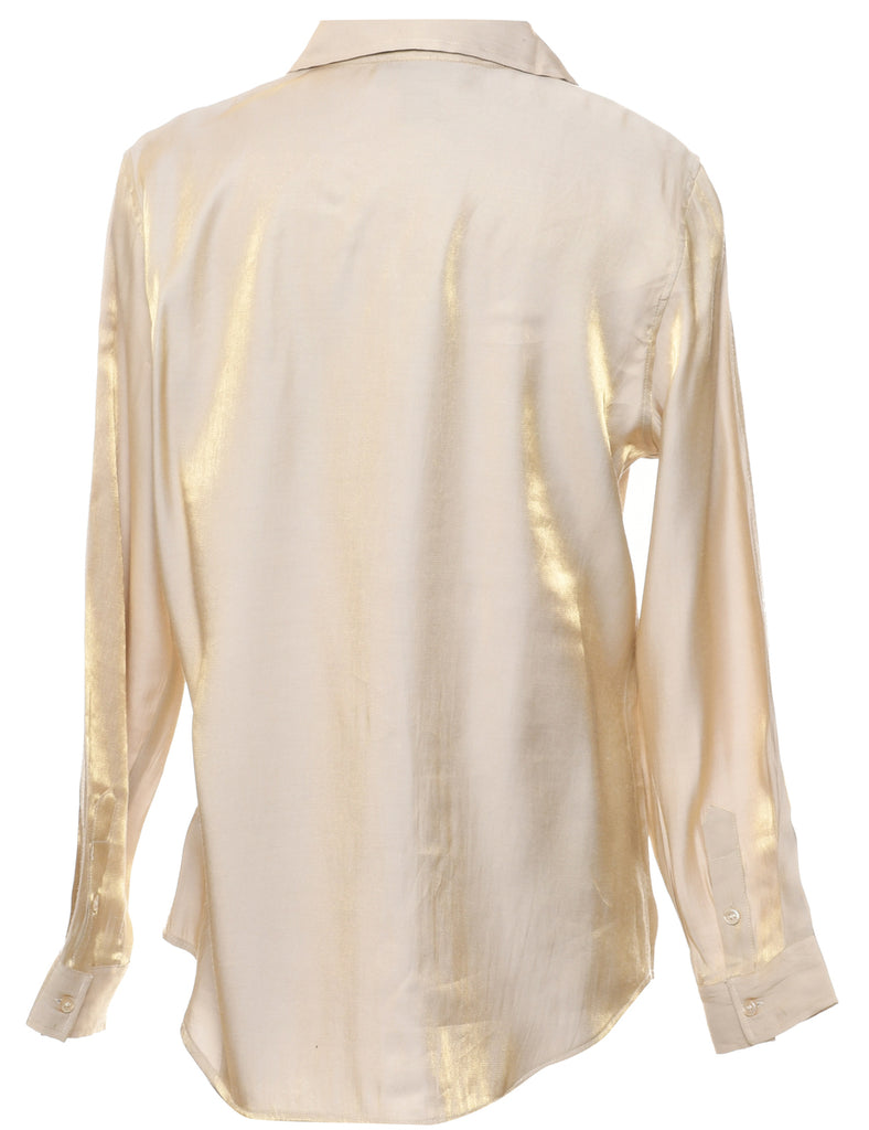 Pale Yellow Evening Shirt - L