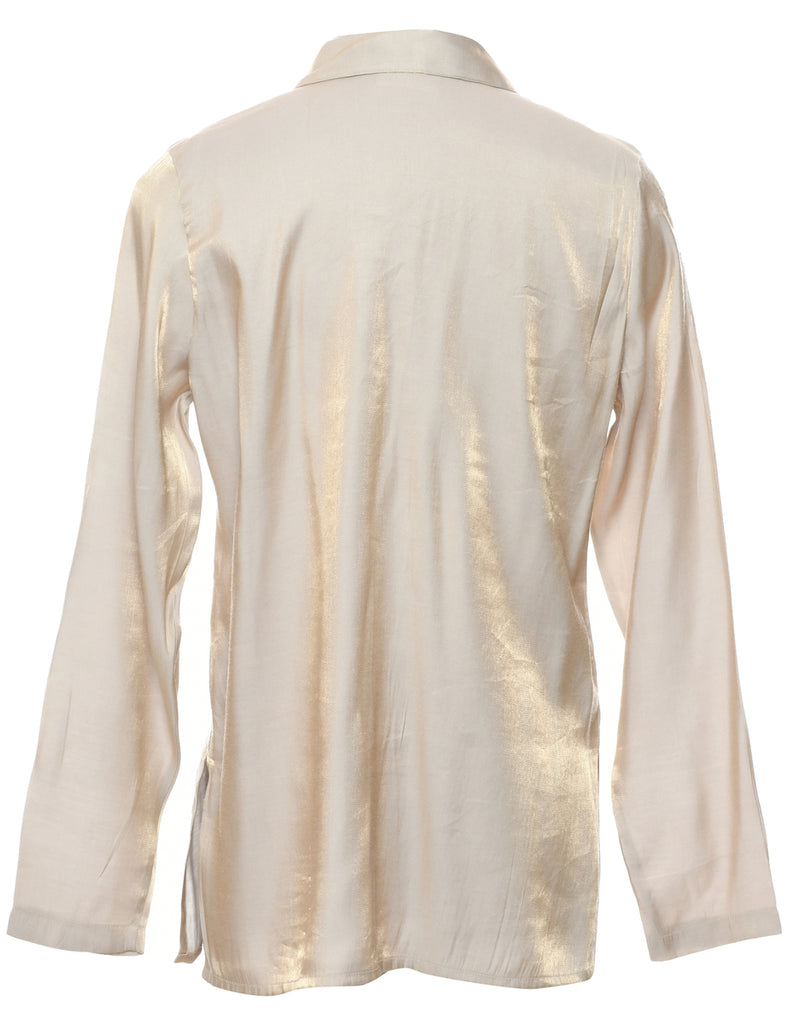 Pale Yellow Evening Shirt - M