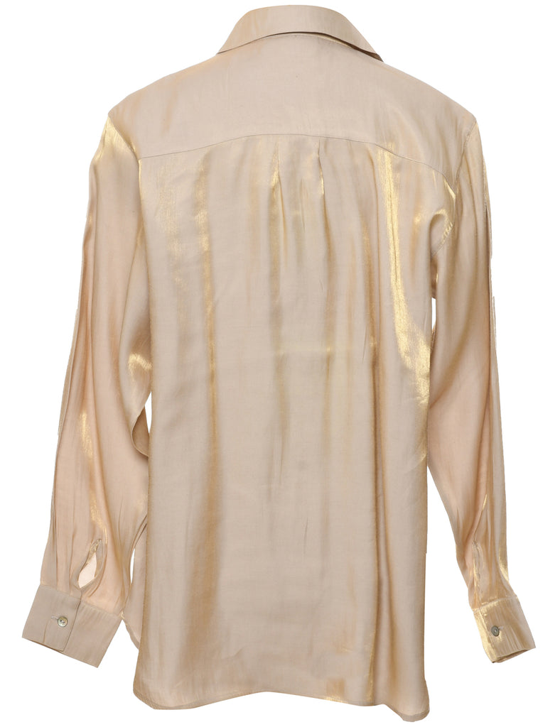 Pale Yellow Evening Shirt - M