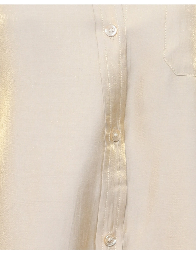 Pale Yellow Evening Shirt - L