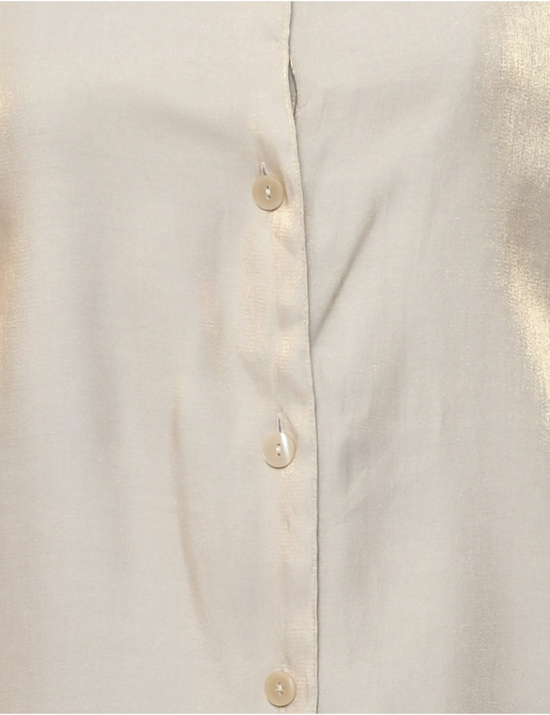 Pale Yellow Evening Shirt - M
