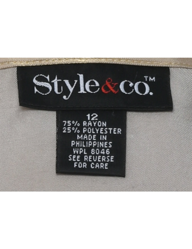 Pale Yellow Evening Shirt - L