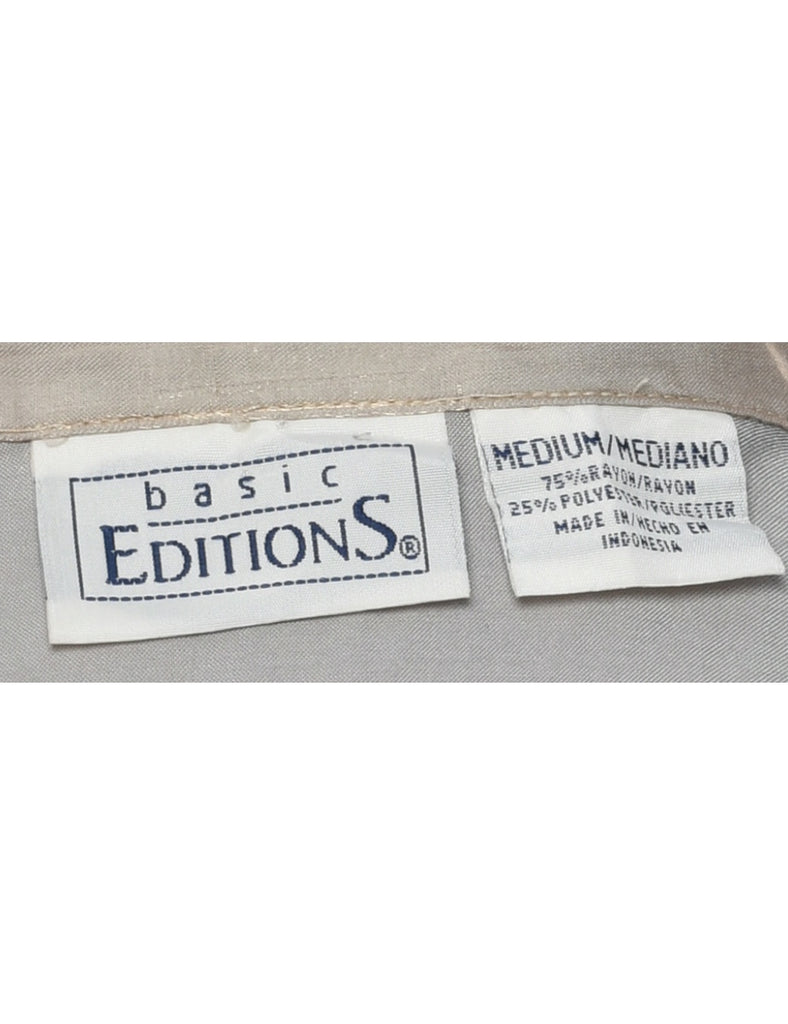 Pale Yellow Evening Shirt - M