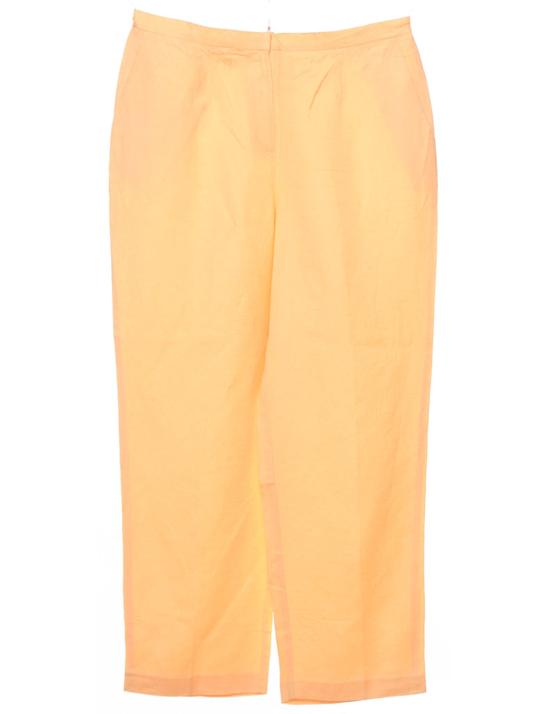 Pale Yellow Trousers - W33 L30